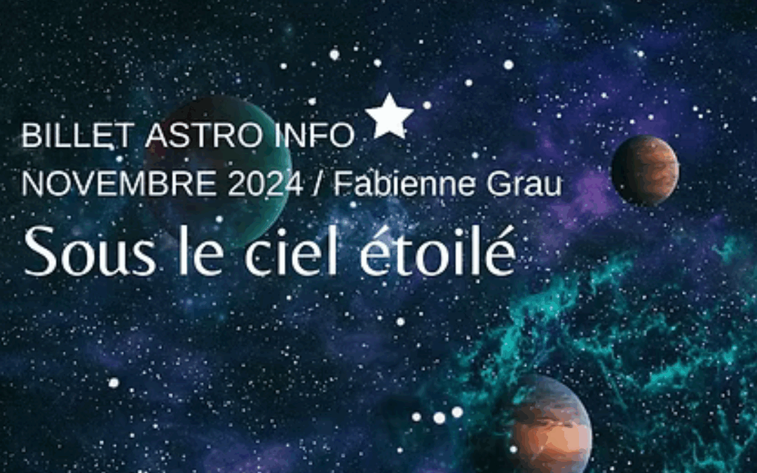 Astro-info : novembre 2024